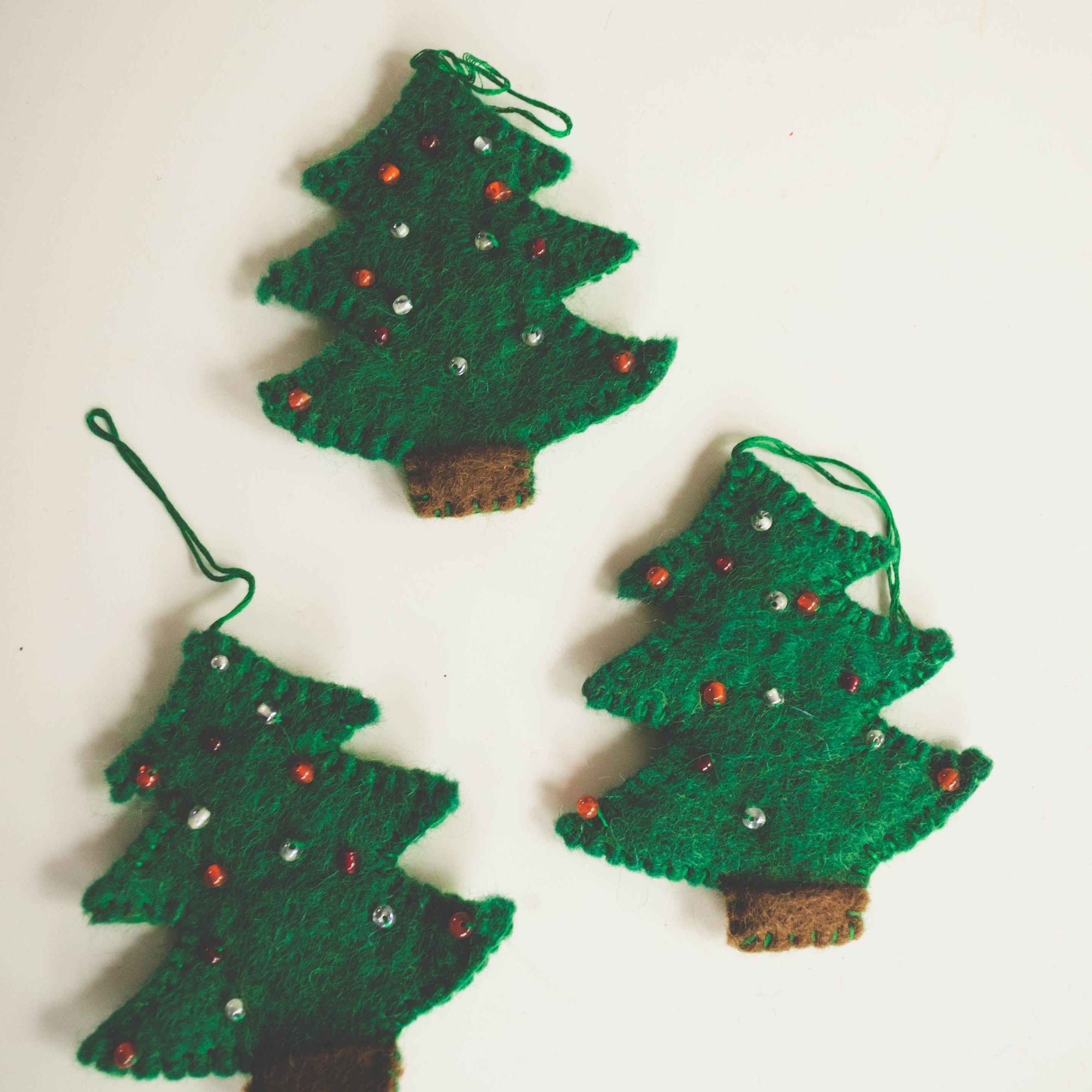 Felt Christmas Tree Ornaments