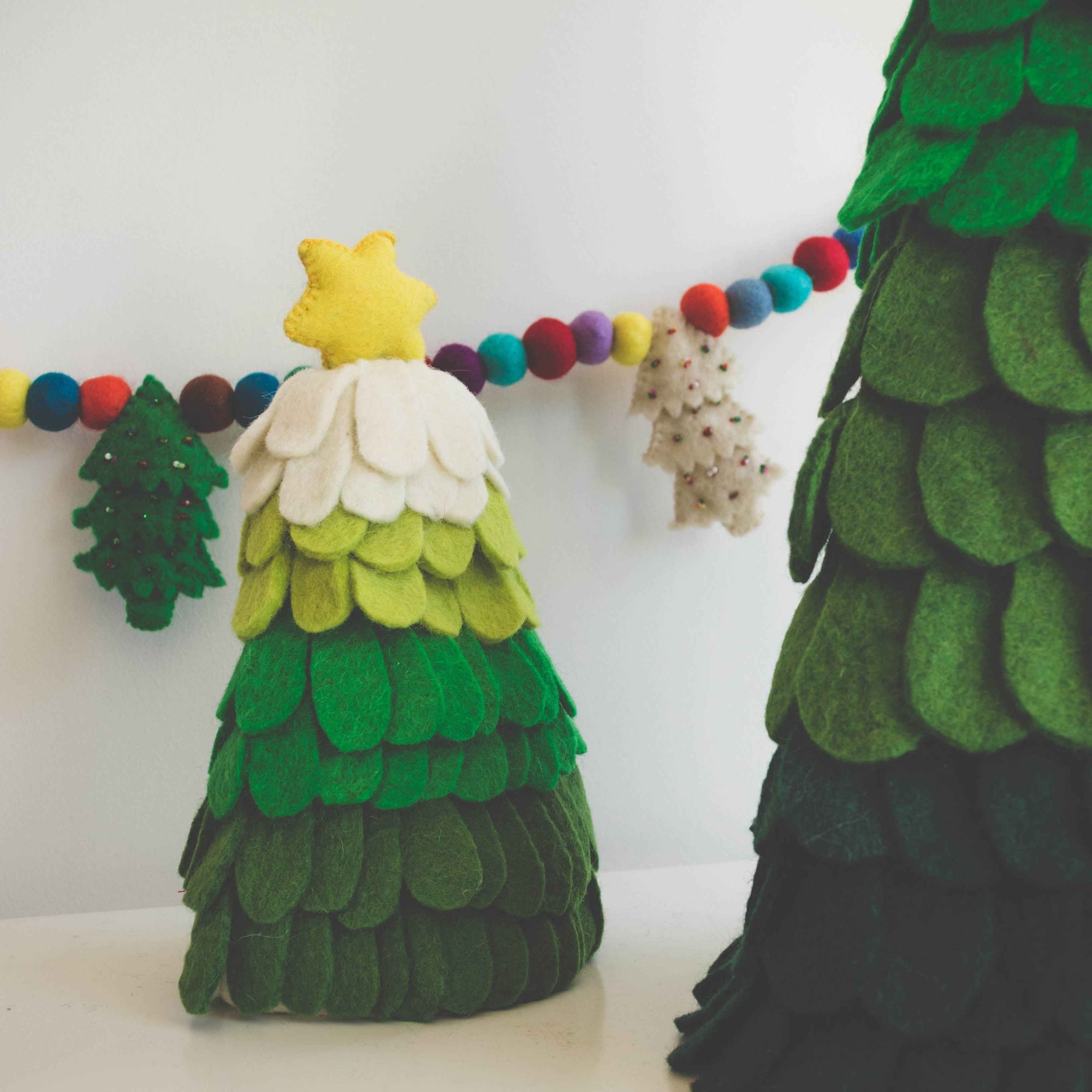 Handmade Felt Wool Christmas Tree Décor