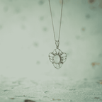 Putali – Butterfly Pendant with Rainbow Moonstone