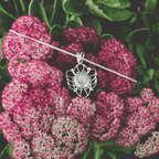 Putali – Butterfly Pendant with Rainbow Moonstone