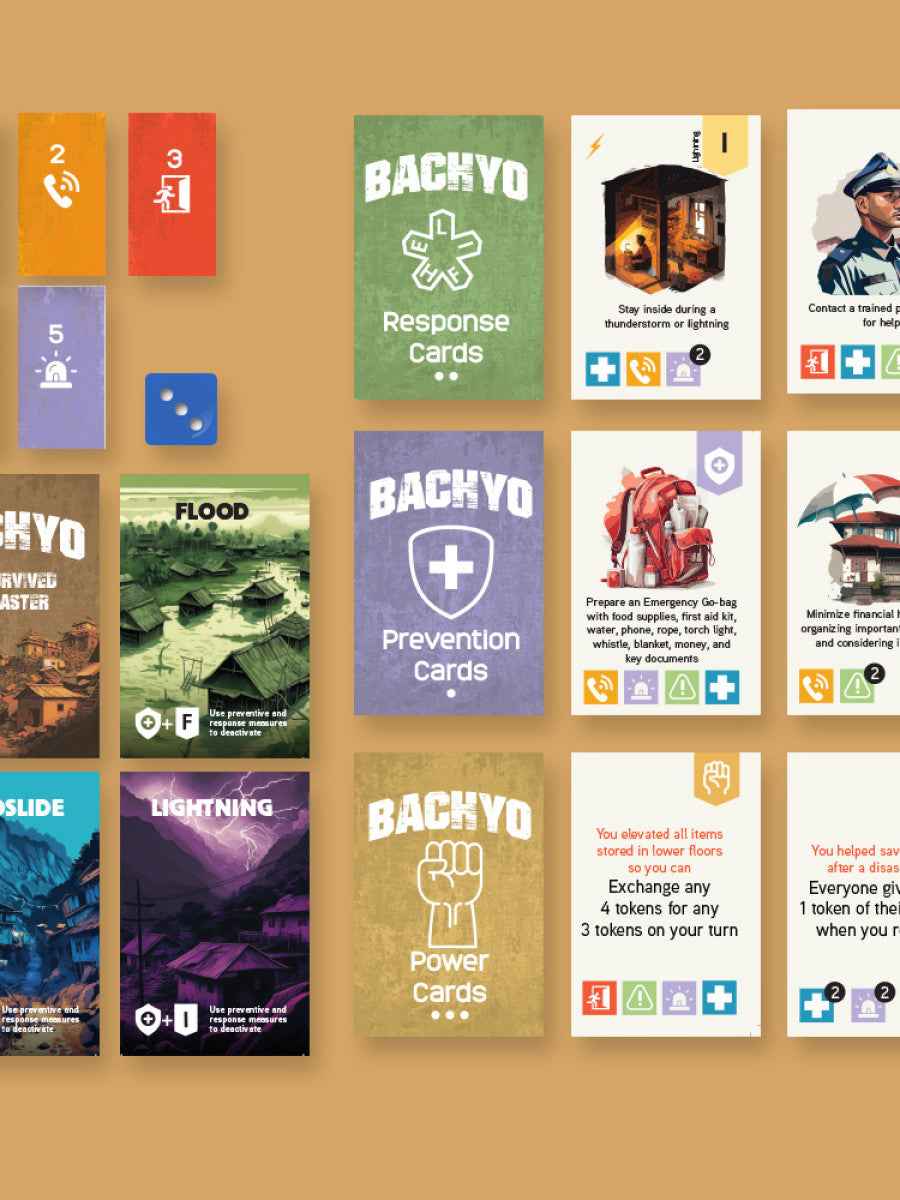 Bachyo Disaster Preparedness Game by Alchi | Nepali Board Game