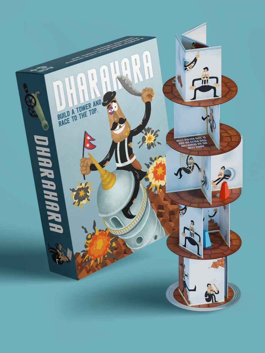 Dharahara Stacking Tabletop Game by Alchi | Nepali Board Game