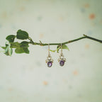 Karuna – Amethyst Sterling Silver Earrings