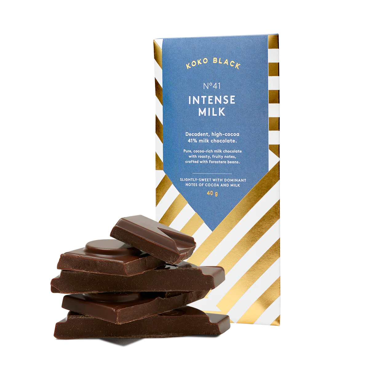Additional Koko Black Nº 41 | 40g Intense Milk Chocolate Block