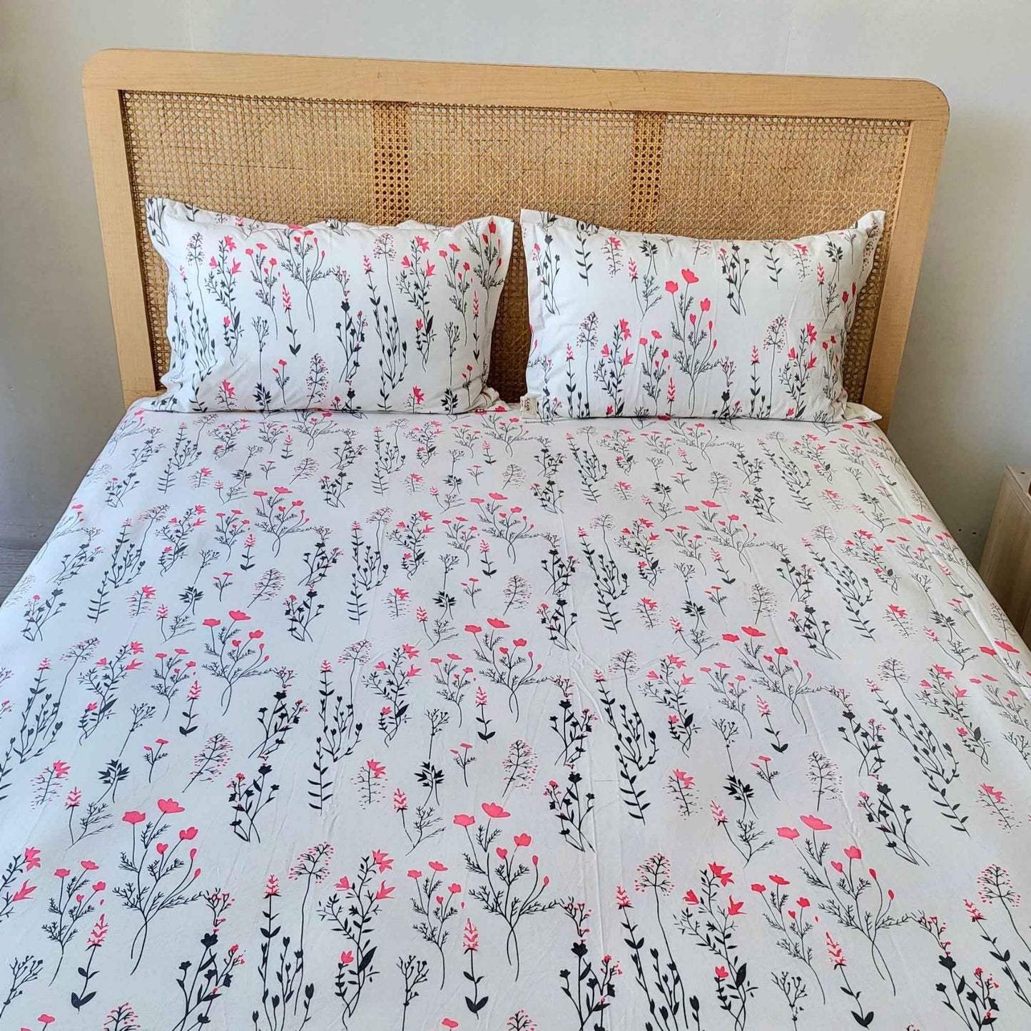 Basanti - Blooming Spring Cotton Bedsheet Set