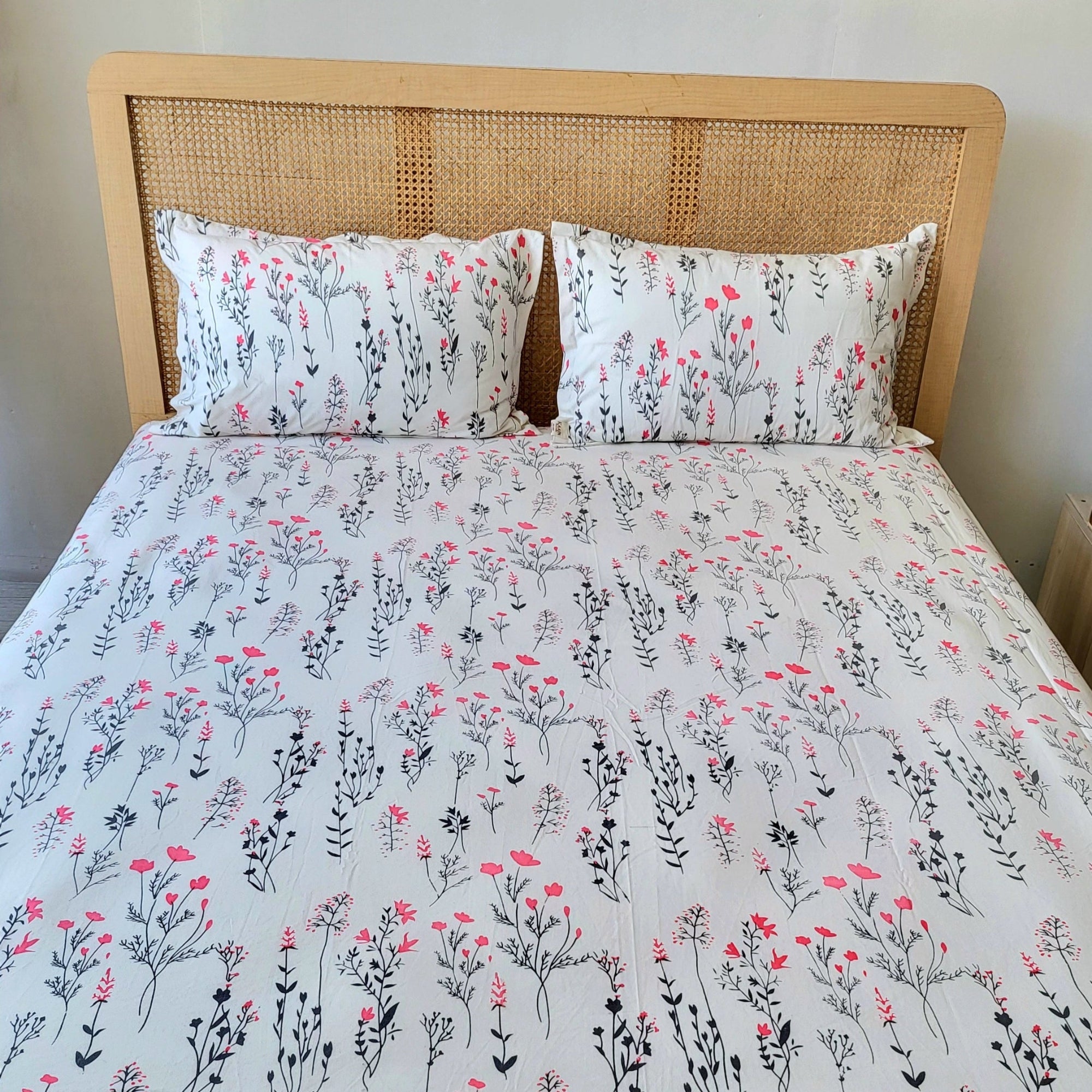 Basanti - Blooming Spring Cotton Bedsheet Set