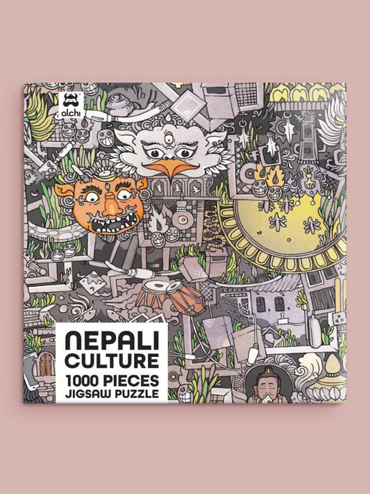 Nepali Culture 1000 Piece Jigsaw Puzzle by Alchi | Nepali Puzzle