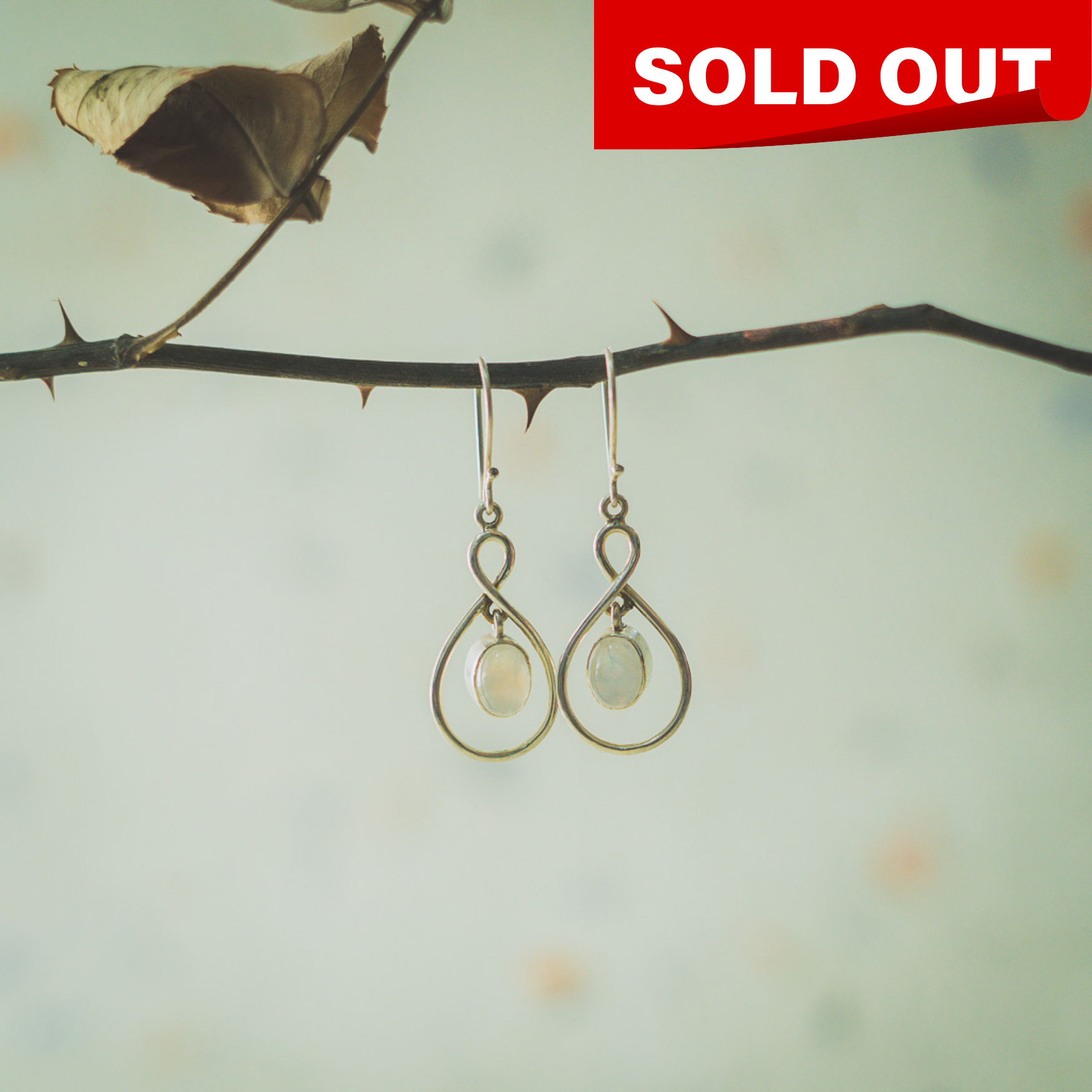 Ananta - Ever flowing, ever becoming - Earrings - sterling silver by abha co- handmade in nepal house of himalayas