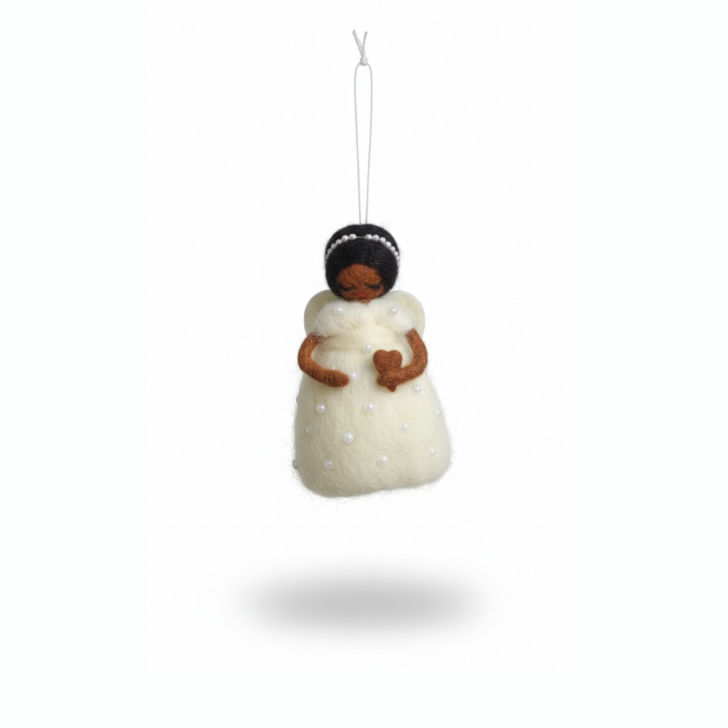 Enchanted Fairy Christmas Baubles | NZ Wool, Nepal made