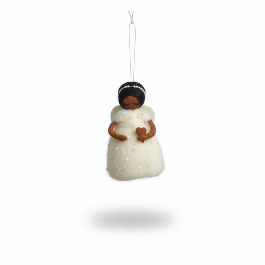 Enchanted Fairy Christmas Baubles | NZ Wool, Nepal made