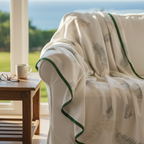 Handmade Malmal/Mulmul/Muslin Cotton Summer Blanket (90 inches X 80 inches)