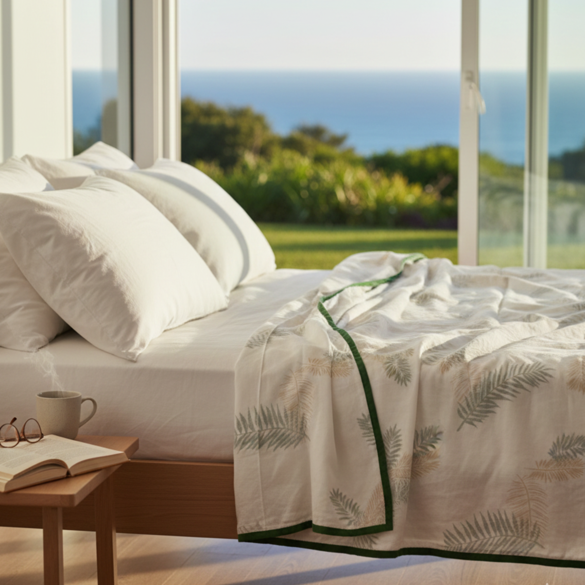 Handmade Malmal/Mulmul/Muslin Cotton Summer Blanket (90 inches X 80 inches)