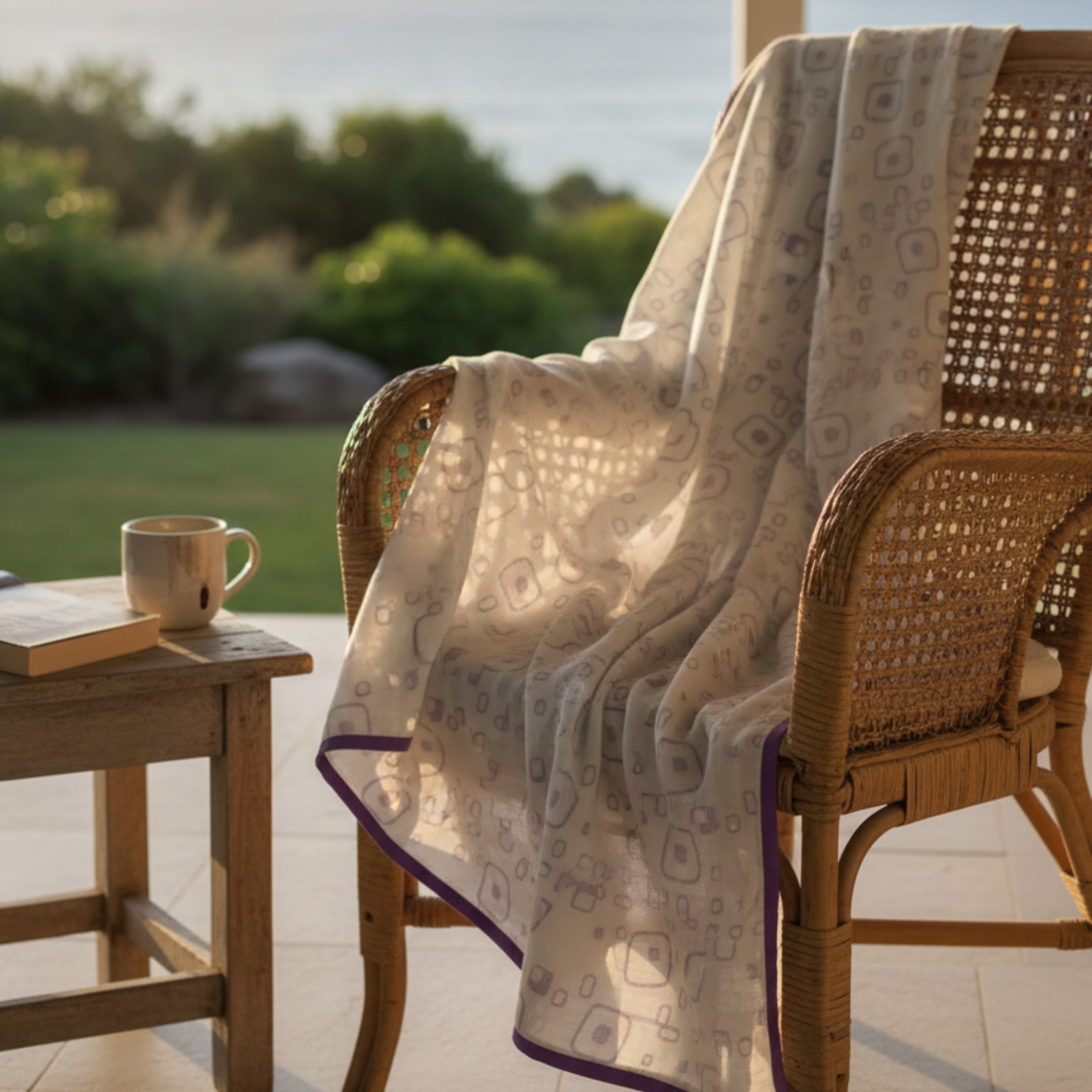 Handmade Malmal/Mulmul/Muslin Cotton Summer Blanket (90 inches X 80 inches)