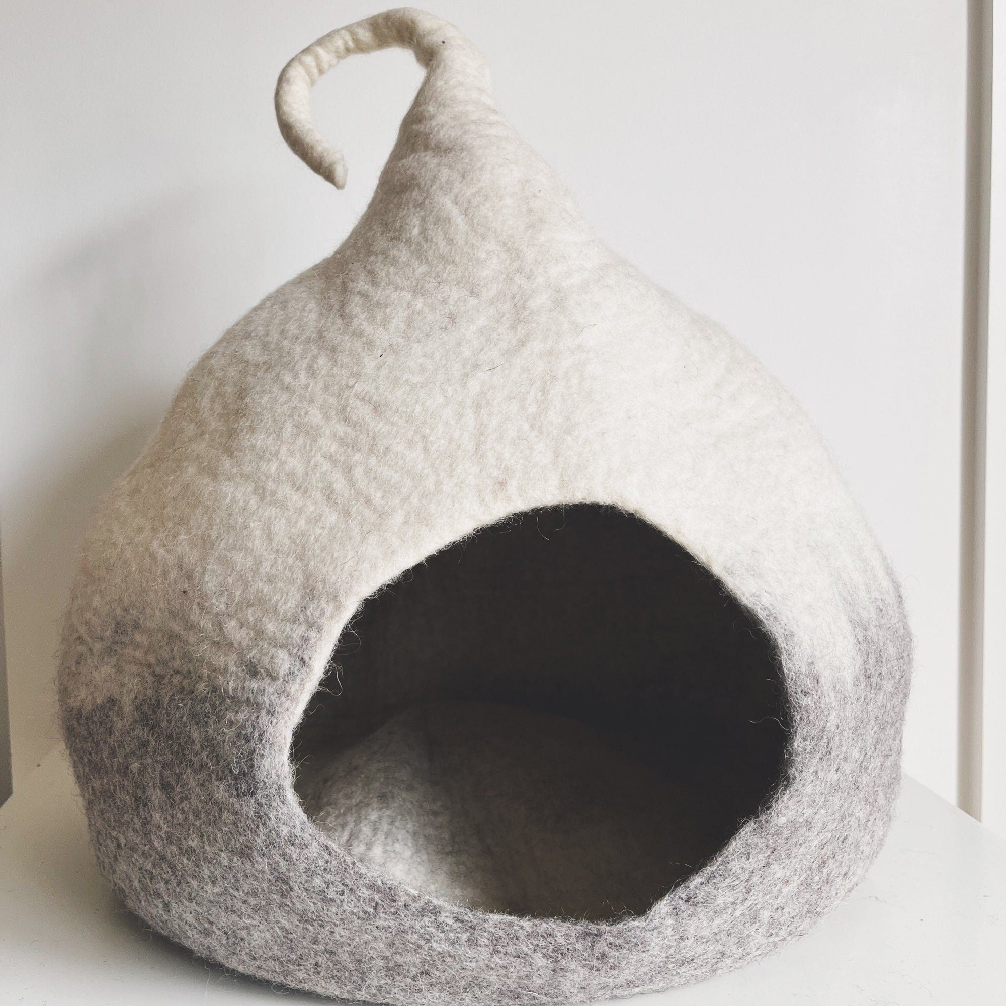 Handmade Felt Cat Cave
