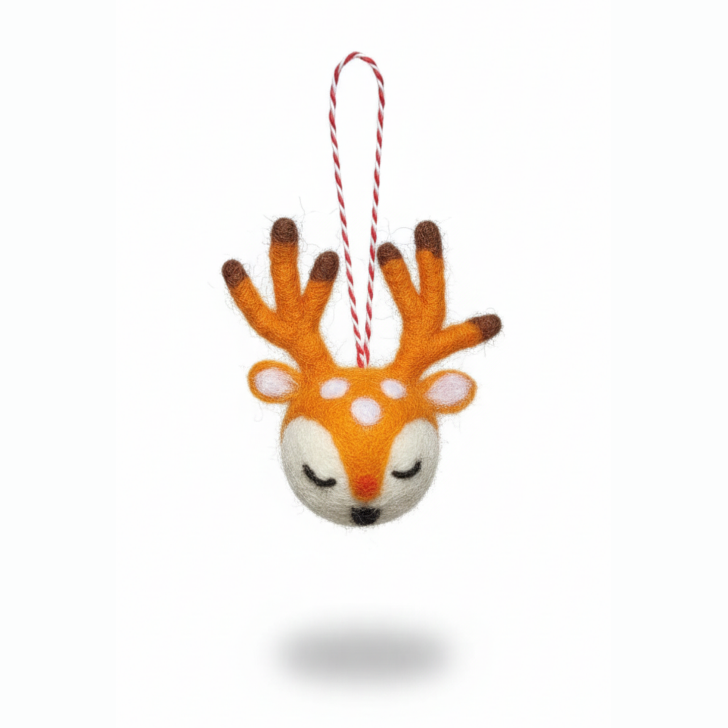 Handmade Felt Animal Ornaments | Lady Yak Ethical Christmas Decor