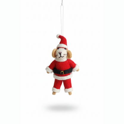 Handmade Felt Animal Ornaments | Lady Yak Ethical Christmas Decor