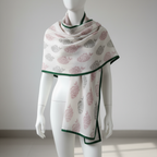 Handwoven Himalayan Malmal Shawls (Short: 70 inches x 35 inches)