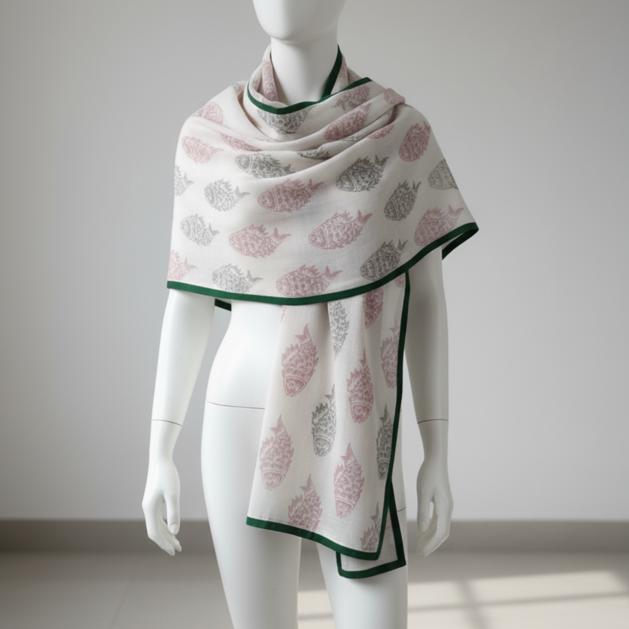 Handwoven Himalayan Malmal Shawls (Long: 80 inches X 40 inches)