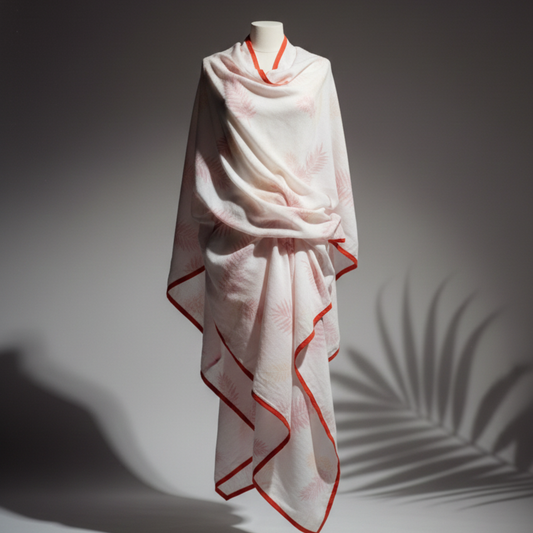 Handwoven Himalayan Malmal Shawls (Long: 80 inches X 40 inches)