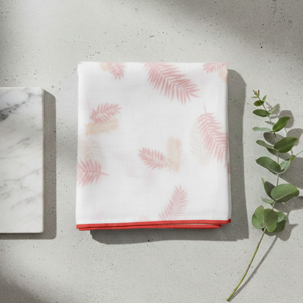 Handmade Malmal/Mulmul/Muslin Cotton Summer Blanket (90 inches X 80 inches)