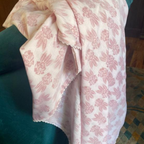 Handmade Malmal/Mulmul/Muslin Cotton Summer Blanket (90 inches X 80 inches)