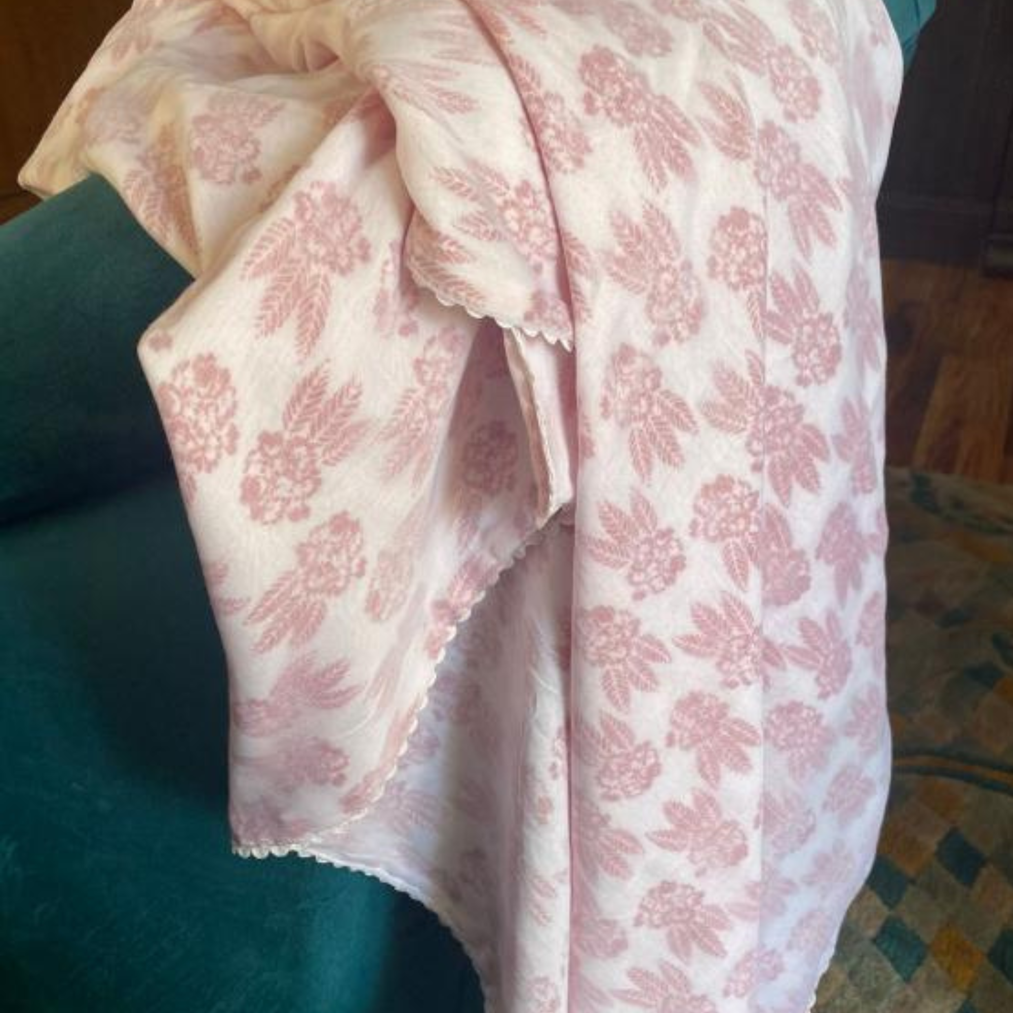 Handmade Malmal/Mulmul/Muslin Cotton Summer Blanket (90 inches X 80 inches)