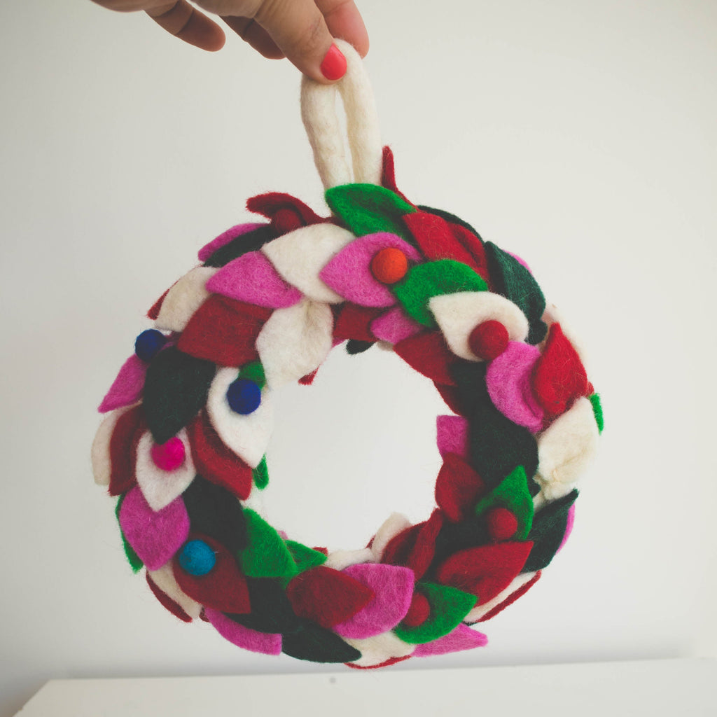 Felt Christmas Wreath