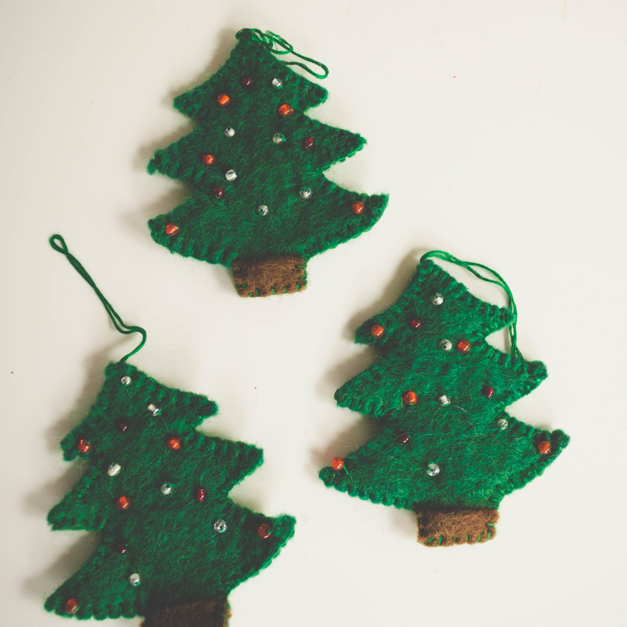 Felt Christmas Tree Ornaments