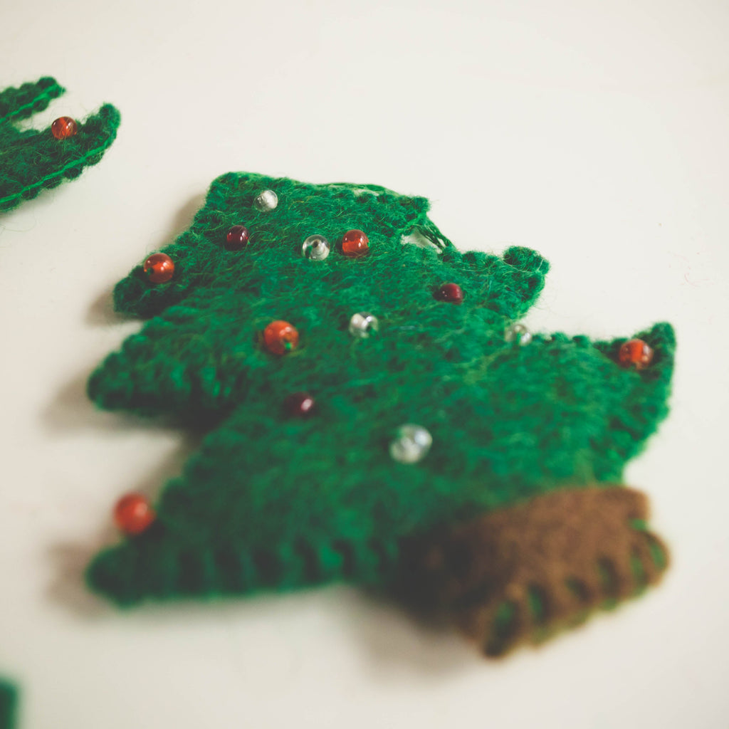 Felt Christmas Tree Ornaments
