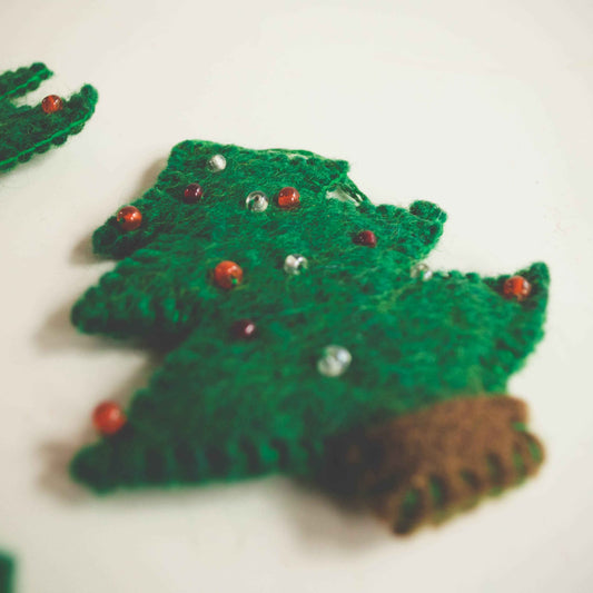 Felt Christmas Tree Ornaments