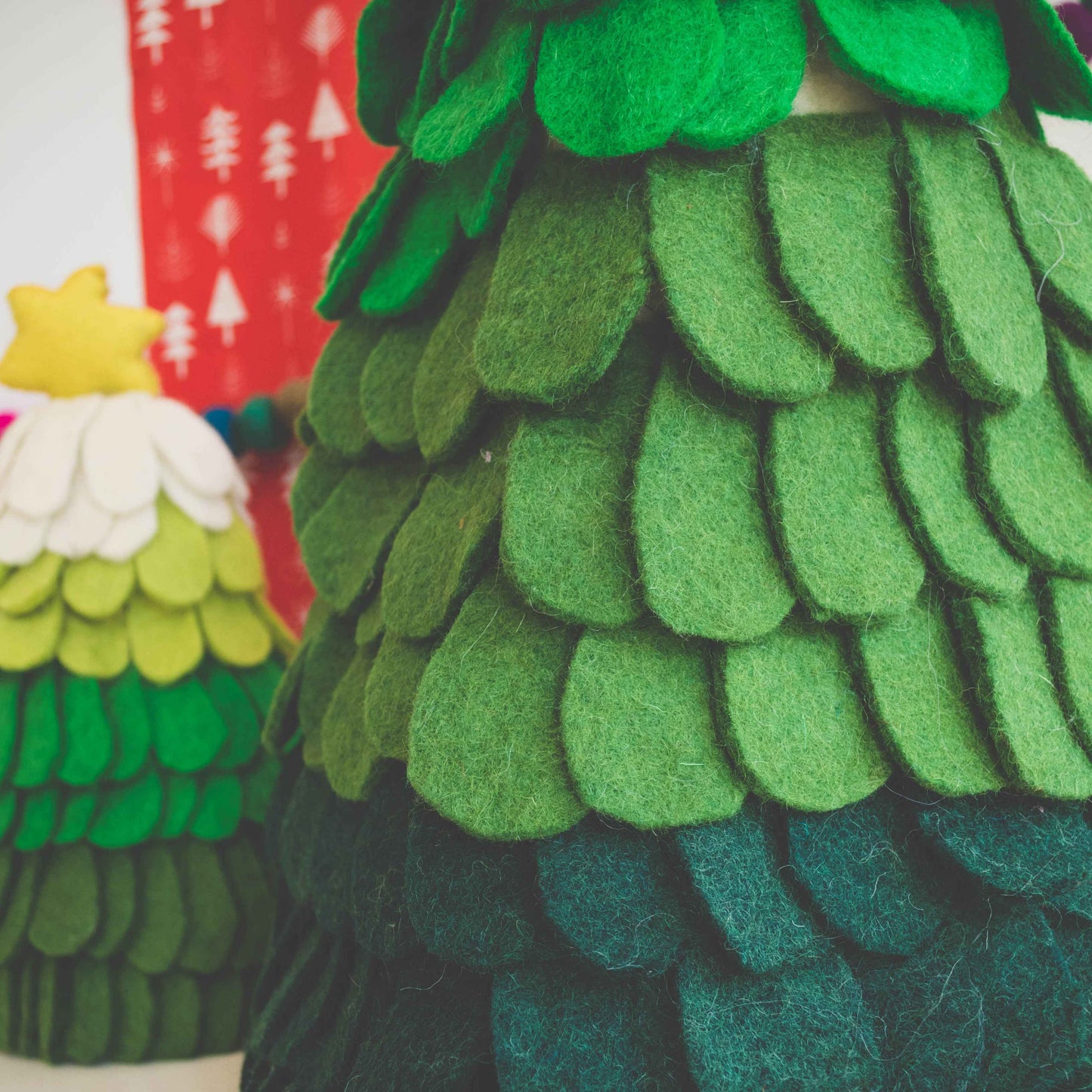 Handmade Felt Wool Christmas Tree Décor