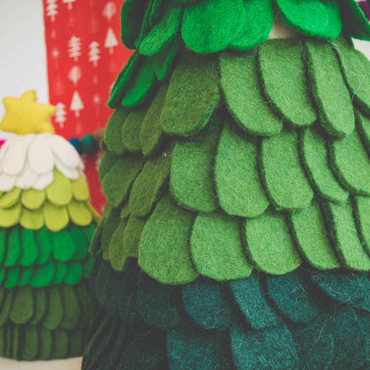 Handmade Felt Wool Christmas Tree Décor