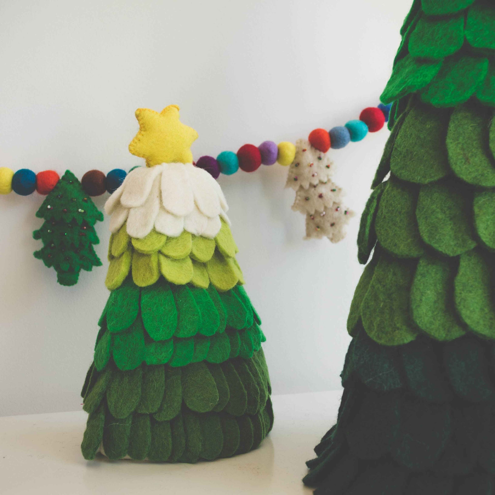 Handmade Felt Wool Christmas Tree Décor