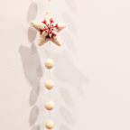 Felt Star & Bell Hanging – Handcrafted Christmas Charm